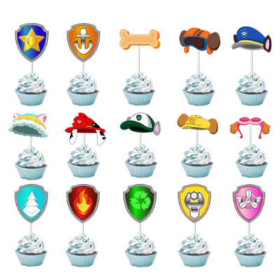 PAW Patrol birthday cake toppers 15 pieces, Auckland NZ
