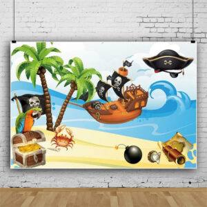 Pirate Party Wall Backdrop
