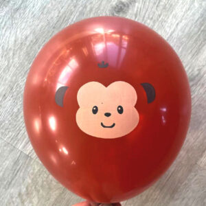 Monkey safari theme latex balloon 12 inch helium quality, Auckland NZ