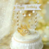 Birthday cake topper banner with balls, Auckland NZ