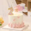 1st 2nd birthday cake toppers baby girl acrylic set, Auckland NZ