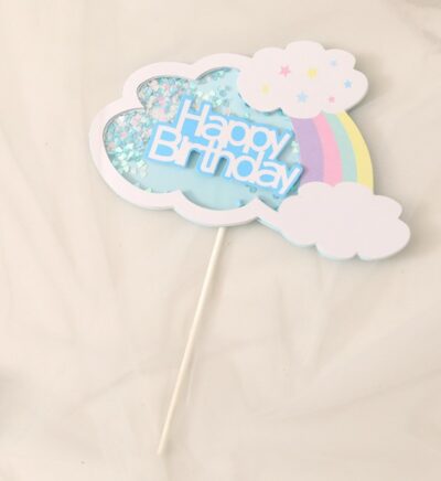 Cake Topper Rainbow Birtday sets 5