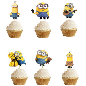 Minions cupcake toppers