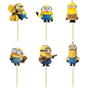Minions cupcake toppers