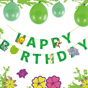 Safari Happy Birthday Banner