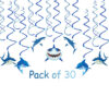 Shark Hanging Swirl decoration