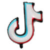 Tik Tok Music Note Foil Balloons