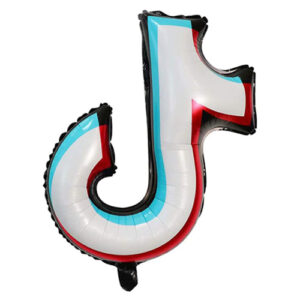 Tik Tok Music Note Foil Balloons