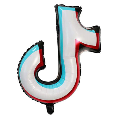 Tik Tok Music Note Foil Balloons
