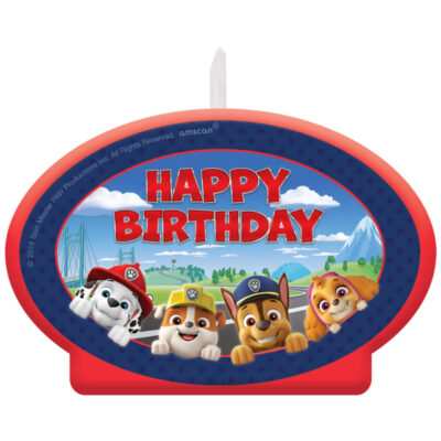 PAW Patrol Adventures birthday candle cake decoration, Auckland NZ
