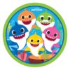 BABY SHARK 23CM PAPER PLATES Baby Shark birthday party paper plates 23cm pack of 8, Auckland NZ