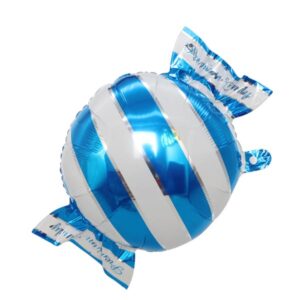 Blue candy foil balloon 45cm helium quality, Auckland NZ