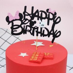 Minnie Mouse birthday cake topper acrylic reusable, Auckland NZ