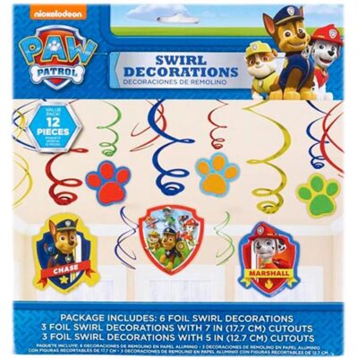 PAW Patrol swirl value pack 12 pieces, Auckland NZ