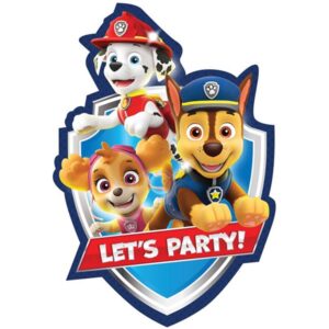 PAW Patrol Adventures postcard invitations 8 pieces, Auckland NZ