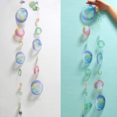 Rainbow Transparent Bubble Garlands