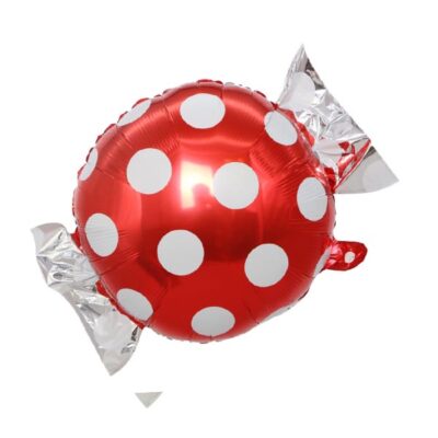 Red dot CANDY FOIL BALLOONS Red dot candy foil balloon 45cm helium quality, Auckland NZ