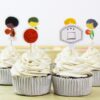 Basketball party cupcake toppers 24 pieces, Auckland NZ