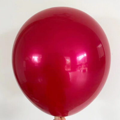 chrome cherry balloon