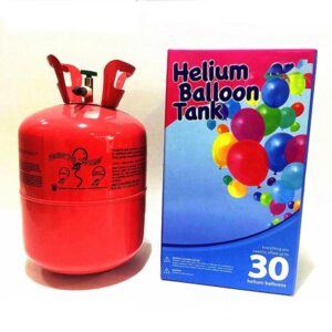 7 litre disposable helium tank and balloon kit for parties, Auckland NZ
