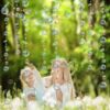 rainbow Transparent Bubble Garlands3 Rainbow transparent bubble garland 1.8m floating party decoration, Auckland NZ