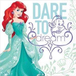 Little Mermaid Ariel Dream Big lunch napkins 16 pieces, Auckland NZ