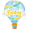 Baby Shower Balloon Welcome Baby Blue Welcome Baby Blue foil balloon 107cm Qualatex helium quality, Auckland NZ