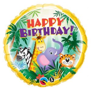 Birthday Foil Balloon Jungle