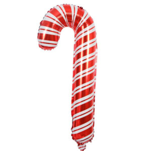 Candy cane red white foil balloon 84x39cm Christmas, Auckland NZ