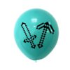 Minecraft party Tiffany green latex balloon 12 inch helium quality, Auckland NZ