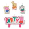 Peppa Pig Confetti Party candle set 4 pieces, Auckland NZ