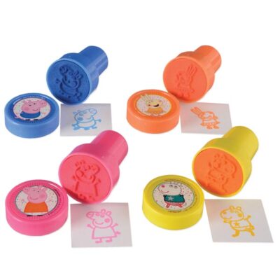 PEPPA PIG CONFETTI PARTY STAMPER SET Peppa Pig Confetti Party stamper set 4 pieces, Auckland NZ