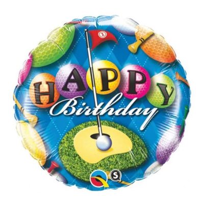 Sport Birthday Balloon Golfer