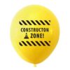 Construction zone yellow party balloons 12 inch 28cm helium quality, Auckland NZ