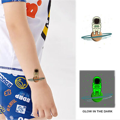 BCI102 UV glow boys temporary tattoo Bci102, party favour Auckland NZ
