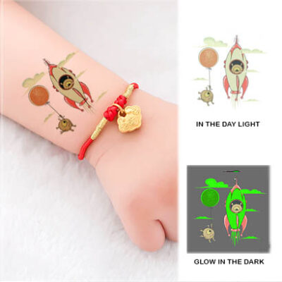 UV glow boys temporary tattoo Bci121, party favour Auckland NZ