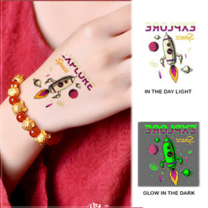 UV glow boys temporary tattoo Bci124, party favour Auckland NZ