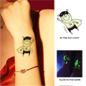UV glow boys temporary tattoo Bci127, party favour Auckland NZ