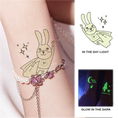 BCI128 UV glow boys temporary tattoo Bci128, party favour Auckland NZ