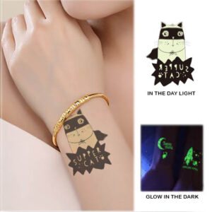 UV glow boys temporary tattoo Bci133, party favour Auckland NZ