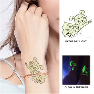 UV glow boys temporary tattoo Bci136, party favour Auckland NZ