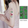 UV glow temporary tattoo Bei-192 12x7.5cm, party favour Auckland NZ