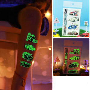 UV glow in the dark temporary tattoo Bei-239 12x7.5cm, party favour Auckland NZ