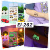 UV glow in the dark temporary tattoo Bei-262 12x7.5cm, party favour Auckland NZ