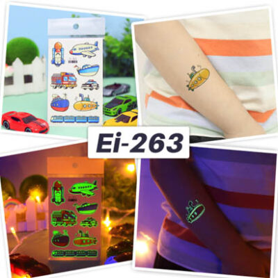 UV glow in the dark temporary tattoo Bei-263 12x7.5cm, party favour Auckland NZ