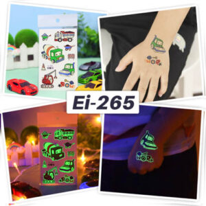 UV glow in the dark temporary tattoo Bei-265 12x7.5cm, party favour Auckland NZ
