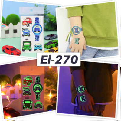 UV glow in the dark temporary tattoo Bei-270 12x7.5cm, party favour Auckland NZ