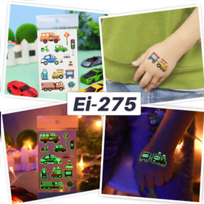 UV glow in the dark temporary tattoo Bei-275 12x7.5cm, party favour Auckland NZ