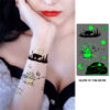 BEI107 UV glow boys temporary tattoo Bei-107 10.5x6cm, party favour Auckland NZ