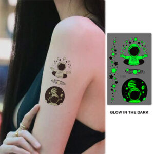 UV glow boys temporary tattoo Bei-108 10.5x6cm, party favour Auckland NZ
